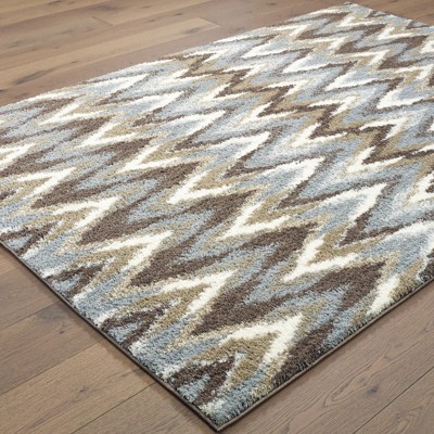 Verona Ivory and Taupe Synthetic Oriental 2' x 3' Area Rug