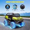 Kids Ride On Truck, 12V Licensed Mercedes-Benz Unimog with Remote Control, Battery Powered Electric Ride-On Car with Spring Suspension - 2 of 4