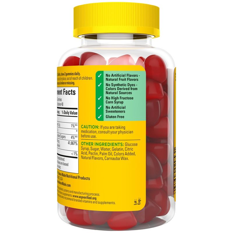 Nature Made Energy Vitamin B12 1000 mcg Gummies - Cherry &#38; Mixed Berry - 80ct, 6 of 14