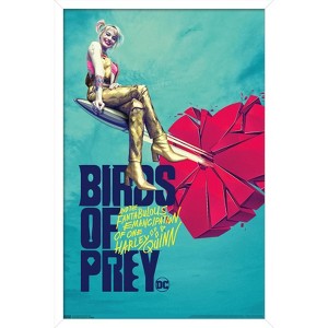 Trends International DC Comics Movie - Birds Of Prey - Heart Framed Wall Poster Prints - 1 of 4