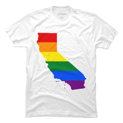 Adult Design By Humans California State Pride Flag By Galvanized T-Shirt