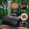 CAVINAS Propane Grill Foldable Side Table Outdoor Griddle Small Gas Grill for Outdoor Camping - 4 of 4