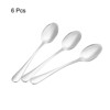 Unique Bargains 410 Stainless Steel Home Kitchen Restaurant Spoons 6 Pcs - 3 of 4