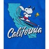 Boys' - Peanuts - California Surfing Snoopy And Woodstock Short Sleeve Graphic T-Shirt - 2 of 4