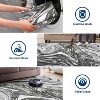 Washable Abstract Runner Rug, Non-Slip Stain-Resistant Carpet for Hallway Kitchen Bedroom Entryway Bathroom - 4 of 4