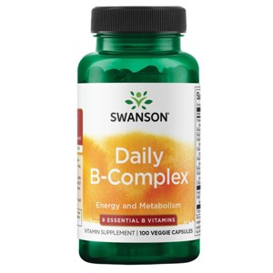 Swanson Premium Daily B-Complex, 100 Veg Capsules. - 1 of 2