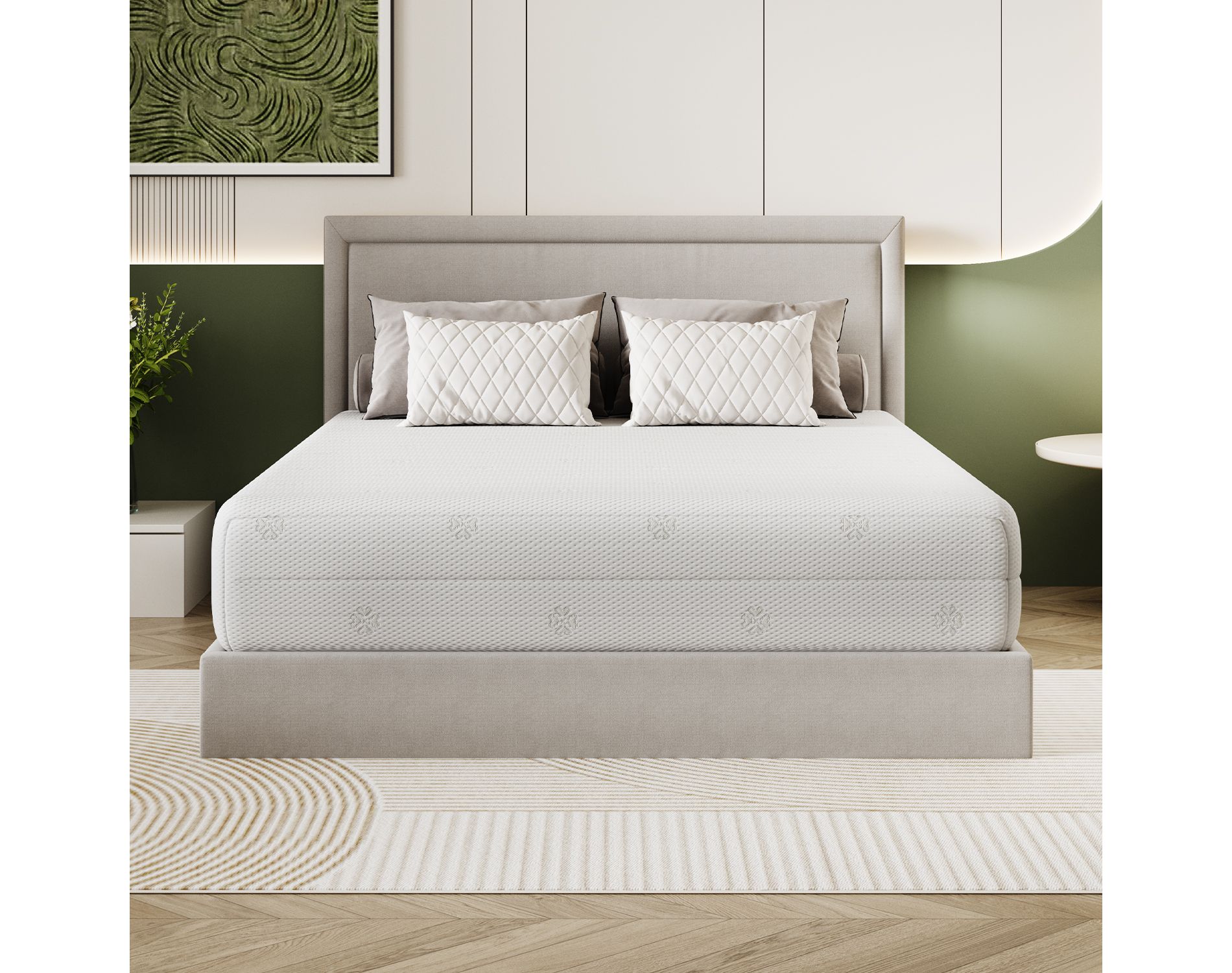 Gel Memory Foam Mattresses for Cooling Night Sleep & Pressure Relief, CertiPUR-US Certified