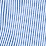 clear blue/white stripe