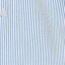 clear blue/white stripe