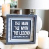 Pavilion Gift Company - Man Myth Legend  - 10" Plaque - Wall Sign Panels - 2 of 4