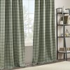 Gracie Mills Brianna Plaid Curtain Panel with Fleece Lining - 3 of 4