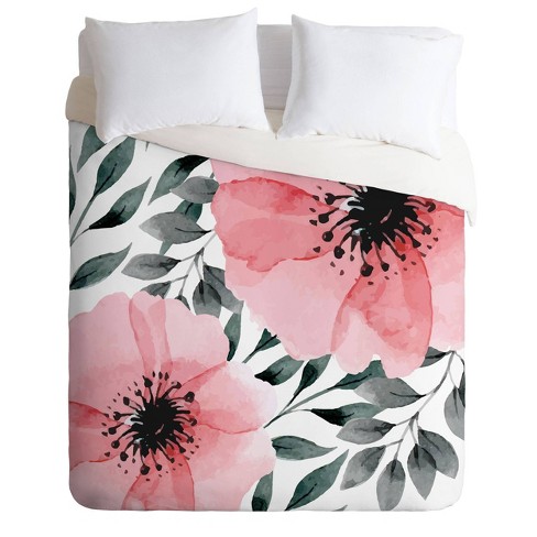 Marta Barragan Camarasa Big Flowers Duvet Cover Sham Set Deny