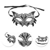 Unique Bargains Lace Half Face Party Mask Black 1 Pc - 3 of 4