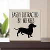 Slickblue Rustic Funny Dachshund Dog Quote Wood Sign, Solid Pine Wall or Shelf Decoration, 7x7 Inches, Multiple Colors - 3 of 3