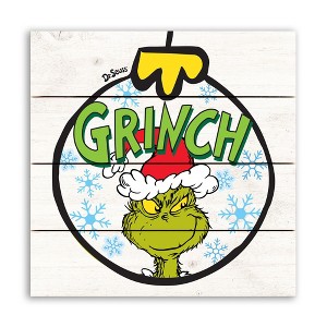Creative Products The Grinch Ornament 11.75 x 11.75 Dr. Seuss Pallet Wood Wall Art - 1 of 1