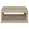 Flint Distressed Pine Square Engineered Wood Coffee Table - 4 of 4