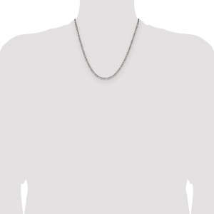 Chisel Stainless Steel Polished 3mm 20" Figaro Chain Necklace - 1 of 4