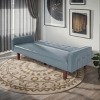 DOMETOUR PU Leather Sofa for Living Room Furniture, Sofa Bed Adjustable Backrest Loveseat Convertible Sofa Sleeper Couch - 4 of 4