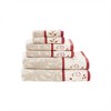 Embroidered Cotton Jacquard 6 Piece Towel Set - 2 of 4