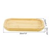 Unique Bargains Bamboo Wood Indoor Outdoor Plant Saucer 1 Pc - 2 of 4