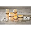 tagltd Set of 4 LED Flameless Votive Candles - White Plastic Tealights for Everyday Use, 1.75" H x 1.5" Dia - 2 of 2