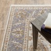 Oriental Weavers Maharaja 5091Z Ivory/ Blue Indoor Area Rug - 2'3" x 7'6" - 4 of 4