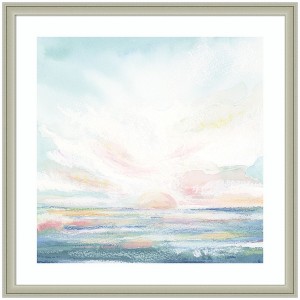 Kate and Laurel Framed Art Heavenly by Julie Maida, 26x26, Florence Silver - 1 of 4