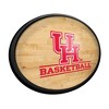 College Basketball Hardwood Design Oval Slimline Lighted Wall Sign - 2 of 4