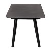Flash Furniture Kierra Black All-Weather 4-Piece Woven Conversation Set with Gray Zippered Removable Cushions & Metal Coffee Table - 4 of 4