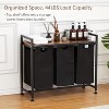 GustoWave 3/4 Compartments Laundry Sorter Basket for Bathroom, Bedroom - 3 of 4