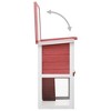 vidaXL Rabbit Hutch Red Pine wood Large Durable Rabbit Hutch - 4 of 4
