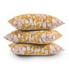 Thirty One Illustrations Wildflowers in Turmeric Square Throw Pillow Yellow - Deny Designs - 4 of 4