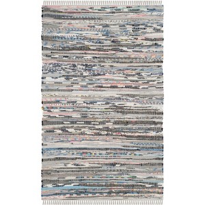 Rag Rug RAR121 Hand Woven Indoor Rugs - Safavieh - 1 of 4