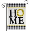 Sunflower Wreath Everyday Burlap Garden Flag 18" x 12.5" Briarwood Lane - 2 of 4