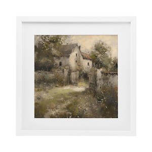 Stupell Industries Overgrown Hazy Cottage Framed Print Under Glass Art - 1 of 4