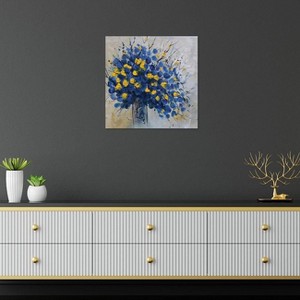 iCanvas Yellow and Blue Still Life by Pol Ledent Canvas Print Wall Art - 1 of 3