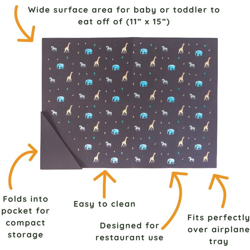 Austin Baby Collection - Silicone Foldable Placemat, 4 of 10