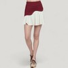 Anna-Kaci Active Women's High Waist Colorblock Tennis Skirt with Sculpted Contrast Design and Flared Hem for Workout Wear - 2 of 4