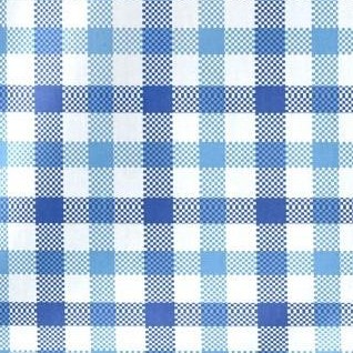 dusty blue check