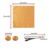 Allegra K Men's Polka Dots Business Wedding Pocket Square Clip Cufflinks Necktie Sets - 3 of 4