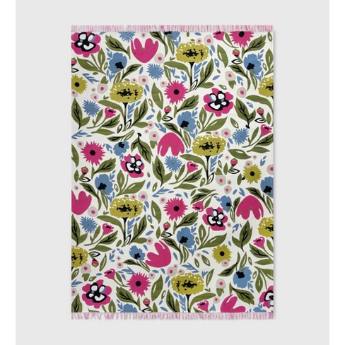 5 X 7 Garden Party Outdoor Rug Cream Opalhouse Target