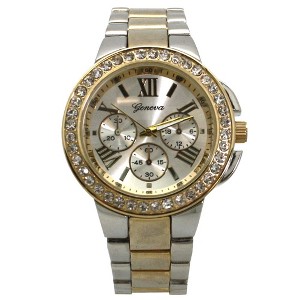 Olivia Pratt Rhinestone Roman Numeral Boyfriend Watch - 1 of 4