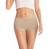 Leonisa  Simply Comfortable 3-Pack Stretch Cotton Boy short Panties - - 3 of 4