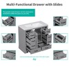 36 Inch Bathroom Vanity, Bathroom Storage Cabinet With Top Sink, Overflow, 6 Drawers, 3 Faucet Holes, Adjustable Shelf, Single Sink Bathroom Vanity - 3 of 4