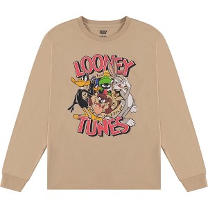 Mens Looney Tunes Classic Shirt - Looney Tunes Marvin Long Sleeve Tee - Space Jam 90ï¿½s Long Sleeve T-Shirt - 1 of 1