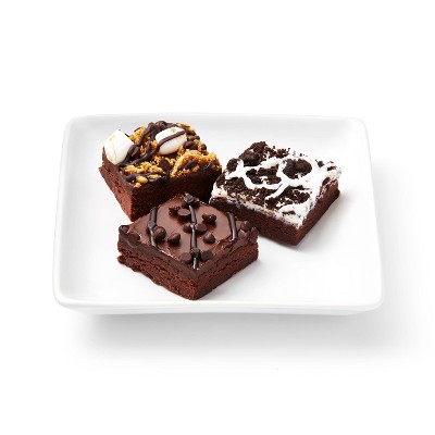 Brownie Trio Platter - 17.25oz/12ct - Favorite Day™ : Target