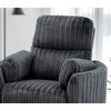 GDFStudio Mateo Modern Velvet Upholstered 360° Swivel Recliner - 4 of 4