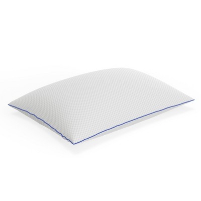 Oversized White Gel-Infused Shredded Memory Foam Pillow Set