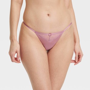 Women's Lace String Thong - Auden™ - 1 of 4