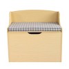 Humble Crew Kids' Jaime Hinged Toy Chest Natural Wood: MDF Frame, 24" H, 27" W, 16" D, 2+ Years, Decorative Bookshelf - 2 of 4
